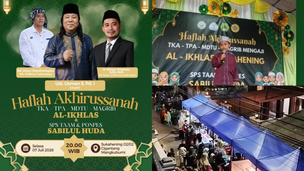 Semarak Haflah Akhirussanah di Cigantang Digelar Lima Hari, Libatkan Puluhan UMKM dan Ditutup Tabligh Akbar