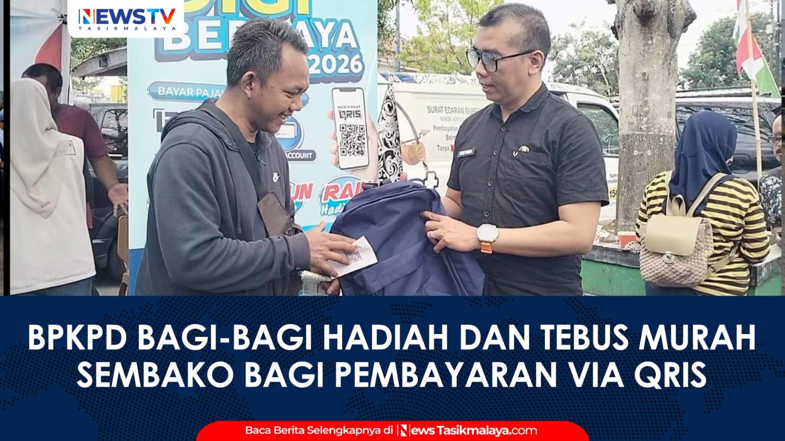 VIDEO: Semarak HUT ke-81 RI, BPKPD Kota Banjar Bagi-Bagi Hadiah dan Tebus Murah Sembako Bagi Pembayar Pajak via QRIS