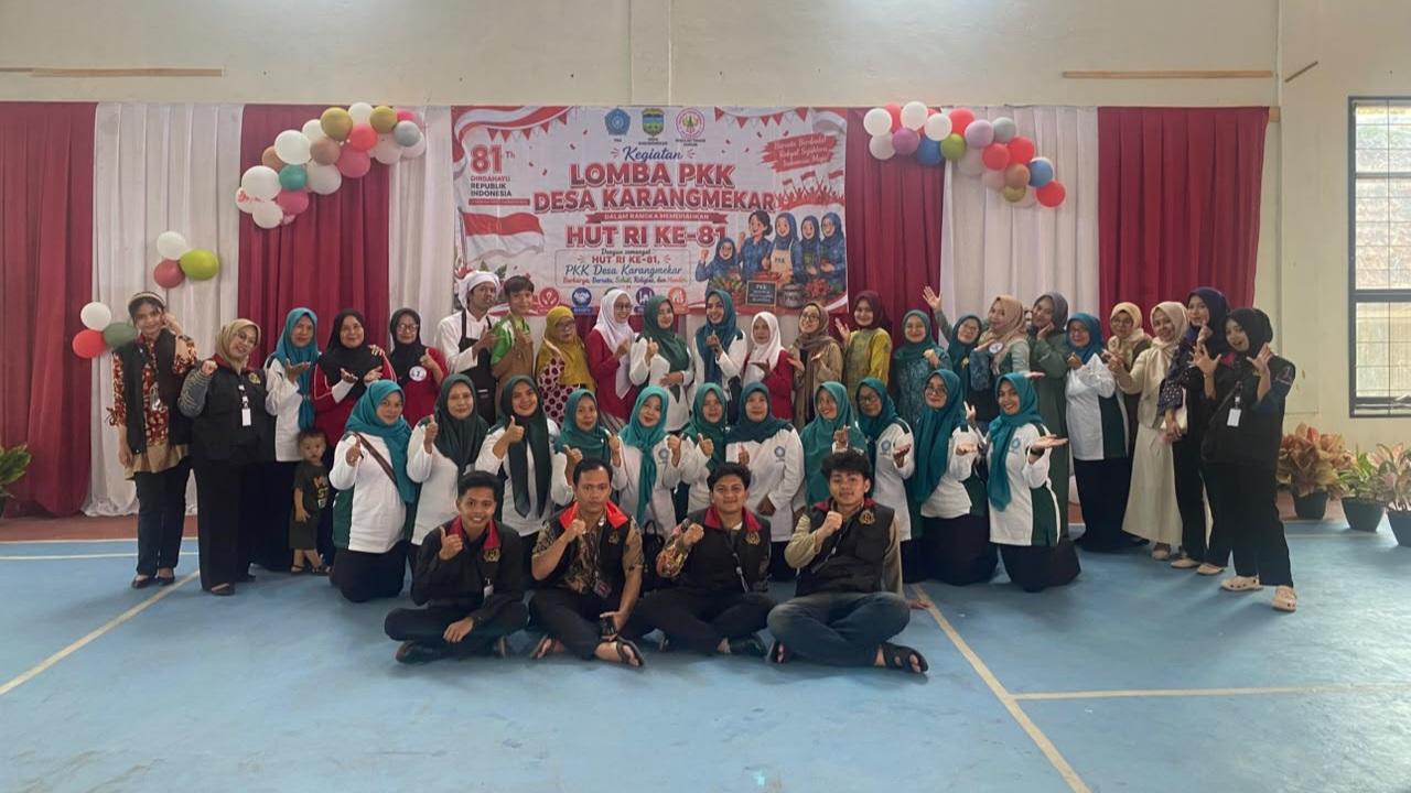 Semarak HUT Ke-81 RI, TP PKK Desa Karangmekar Karangnunggal Gelar Lomba Senam Kreasi dan Paduan Suara