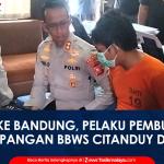VIDEO: Sempat Buron ke Bandung, Pelaku Pembunuhan Pak Ogah di Persimpangan BBWS Citanduy Diringkus Polres Banjar