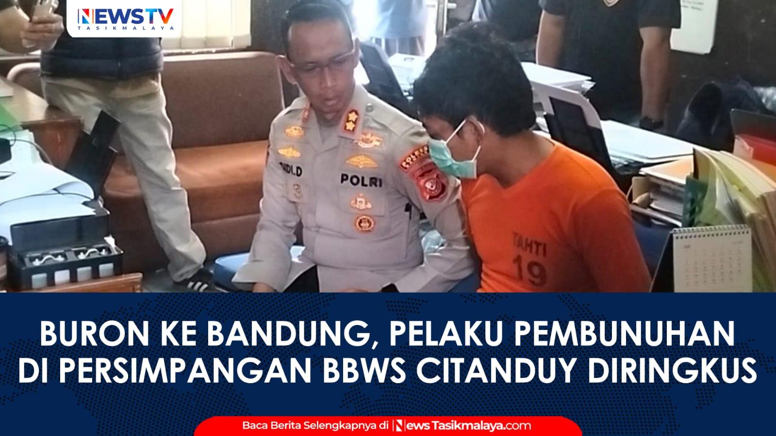VIDEO: Sempat Buron ke Bandung, Pelaku Pembunuhan Pak Ogah di Persimpangan BBWS Citanduy Diringkus Polres Banjar