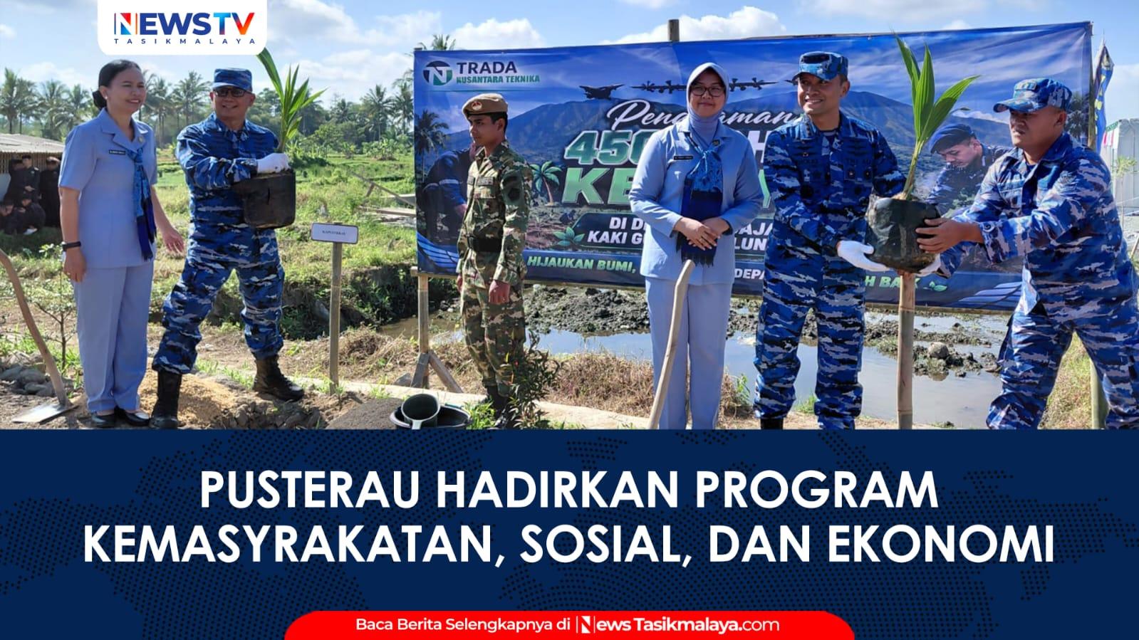VIDEO: Serbuan Teritorial Pusterau di Linggajati Tasikmalaya, Pererat Kemanunggalan TNI AU dengan Rakyat