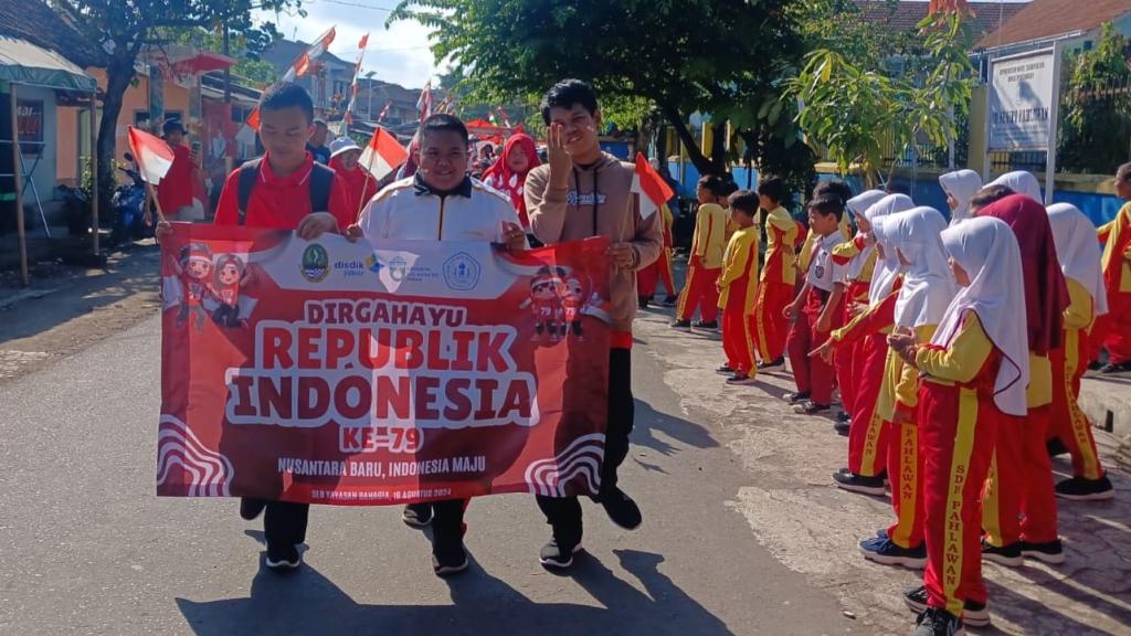 Serunya Karnaval di SLB Yayasan Bahagia Tasikmalaya Peringati HUT ke-79 RI