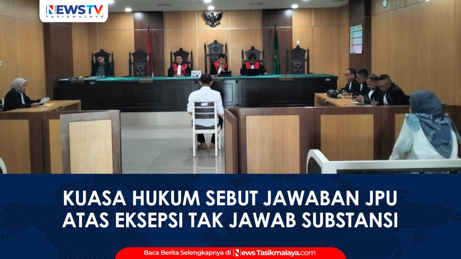 VIDEO: Sidang Kasus Penipuan Anggota DPRD Kota Banjar ARM Kuasa Hukum Sebut Jawaban JPU atas Eksepsi Tak Jawab Substansi