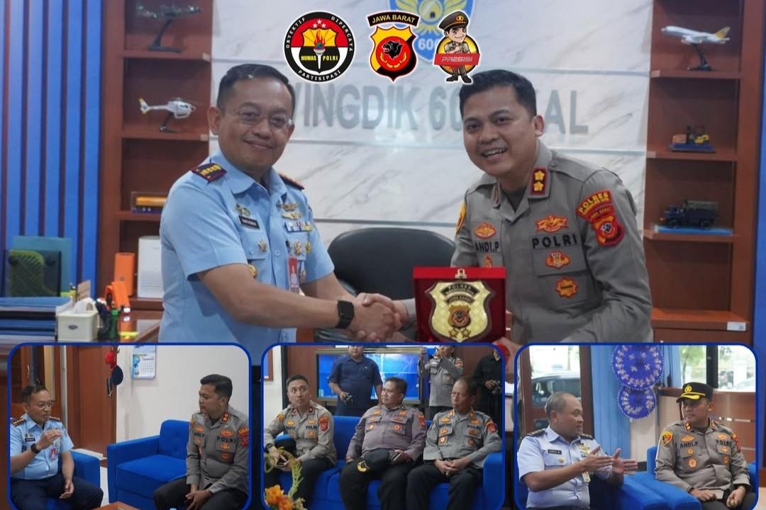 Silaturahmi Kapolres Tasikmalaya Kota AKBP Andi Purwanto dengan Komandan Wingdikal 600/Pembekalan, Ini yang Dibahas