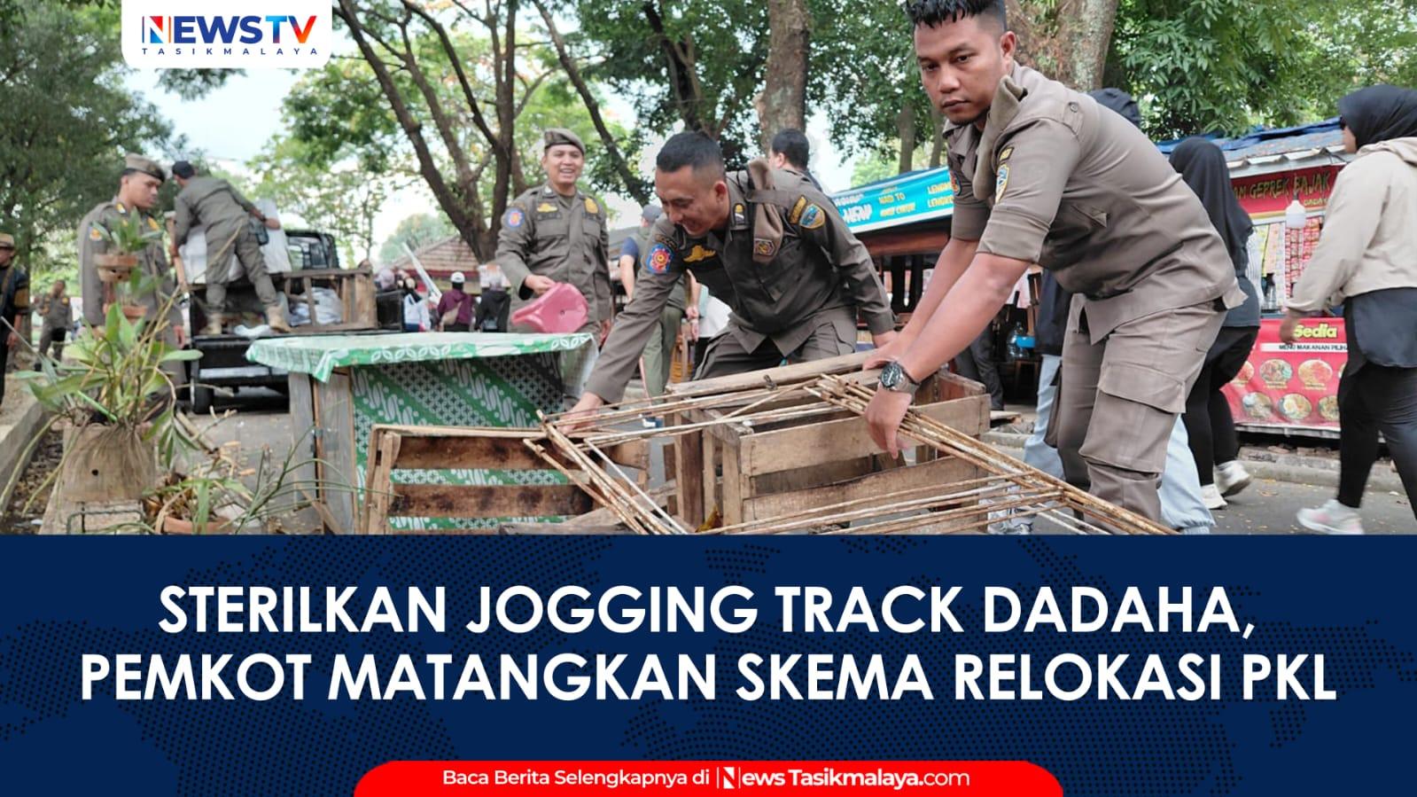 VIDEO: Sterilkan Jogging Track Dadaha Demi Pengunjung Olahraga, Pemkot Tasikmalaya Matangkan Skema Relokasi PKL