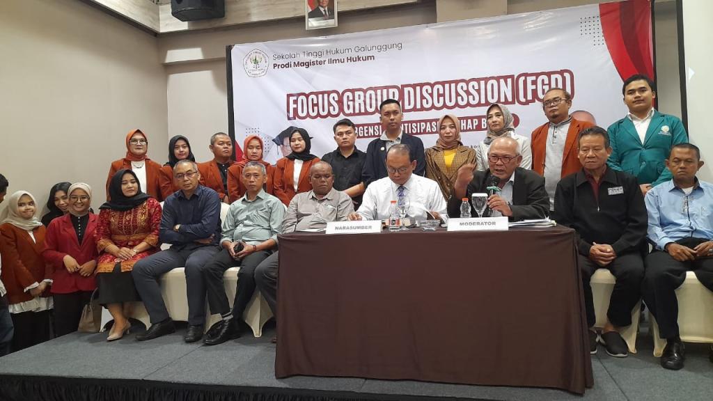 STHG Tasikmalaya Gelar FGD Bahas Urgensi dan Antisipasi RKUHAP Baru
