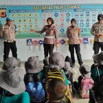 Tanamkan Karakter Tertib Berlalu Lintas Sejak Dini, Satlantas Polres Ciamis Sosialisasi Operasi Patuh Lodaya Lewat Polsanak