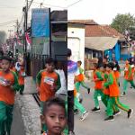 Tanamkan Pola Hidup Sehat dan Peduli Lingkungan, SDN 2 Kersanagara Tasikmalaya Gelar Lumpat Bungah