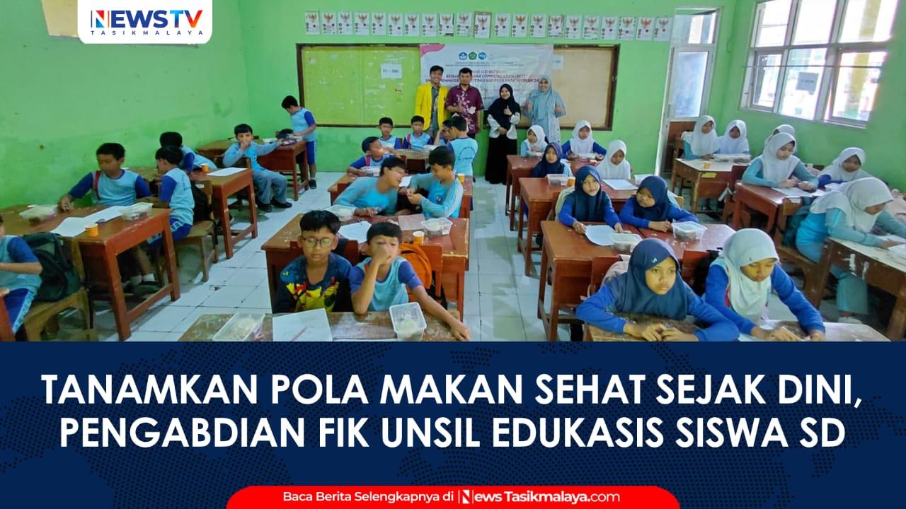 VIDEO: Tanamkan Pola Makan Sehat Sejak Dini, Tim Pengabdian FIK Unsil Edukasi Siswa SD Lewat Program Isi Piringku