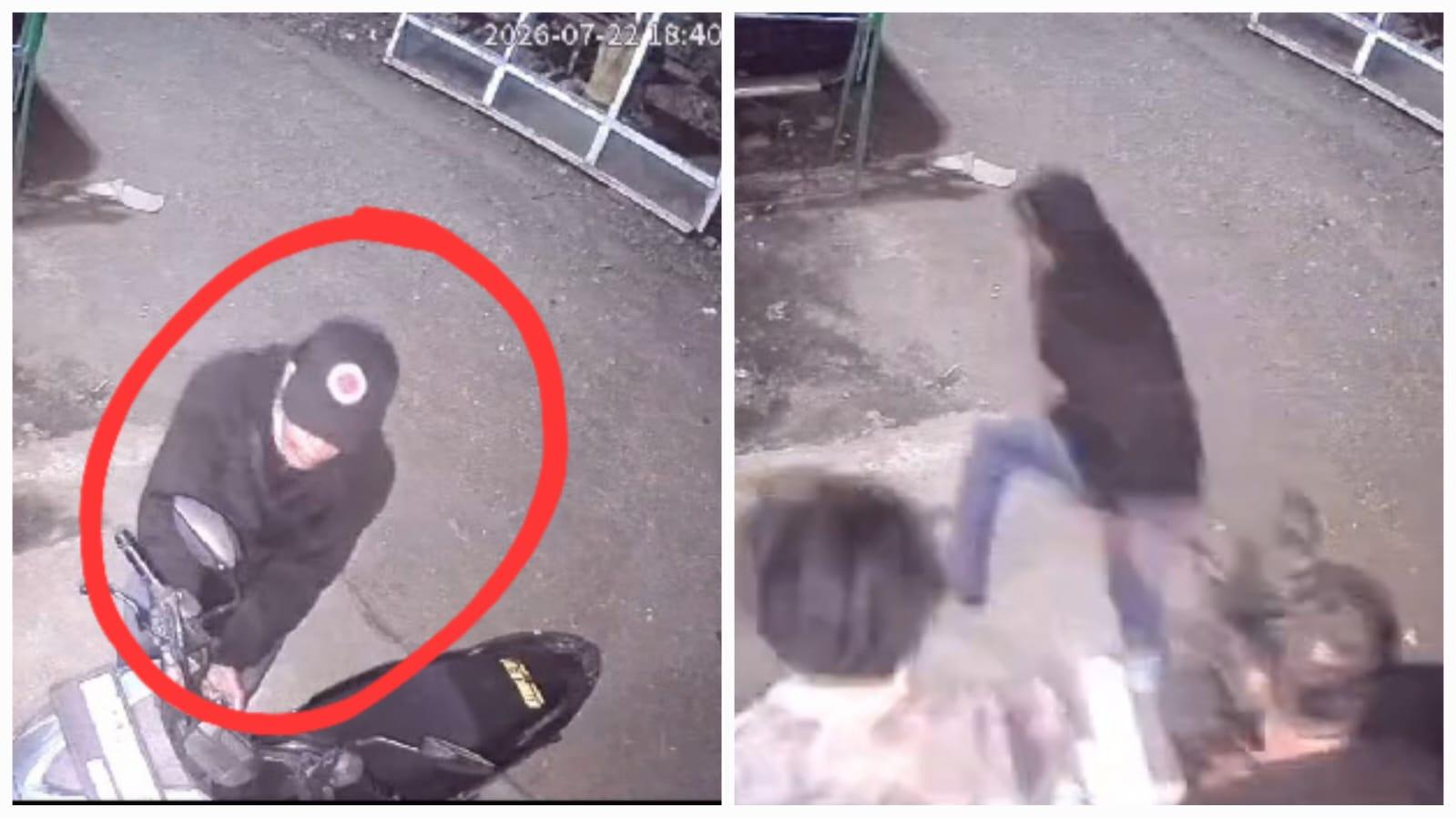 Terekam CCTV Aksi Maling Motor di Ciawi Tasikmalaya, Pelaku Gagal Tancap Gas hingga Nyaris Diamuk Massa
