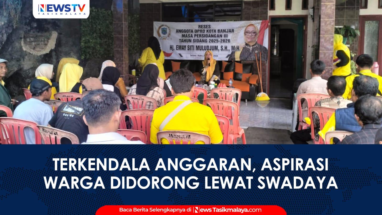 VIDEO: Terkendala Anggaran, Aspirasi Warga Banjar Didorong Lewat Swadaya dan Skala Prioritas Pembangunan