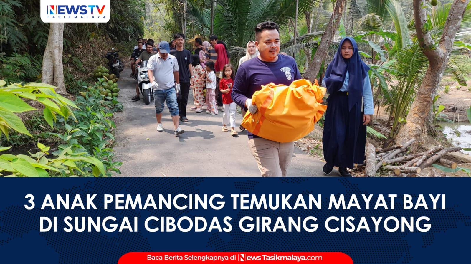 VIDEO: Tiga Anak Pemancing Temukan Mayat Bayi Perempuan di Sungai Cibodas Girang Cisayong Tasikmalaya