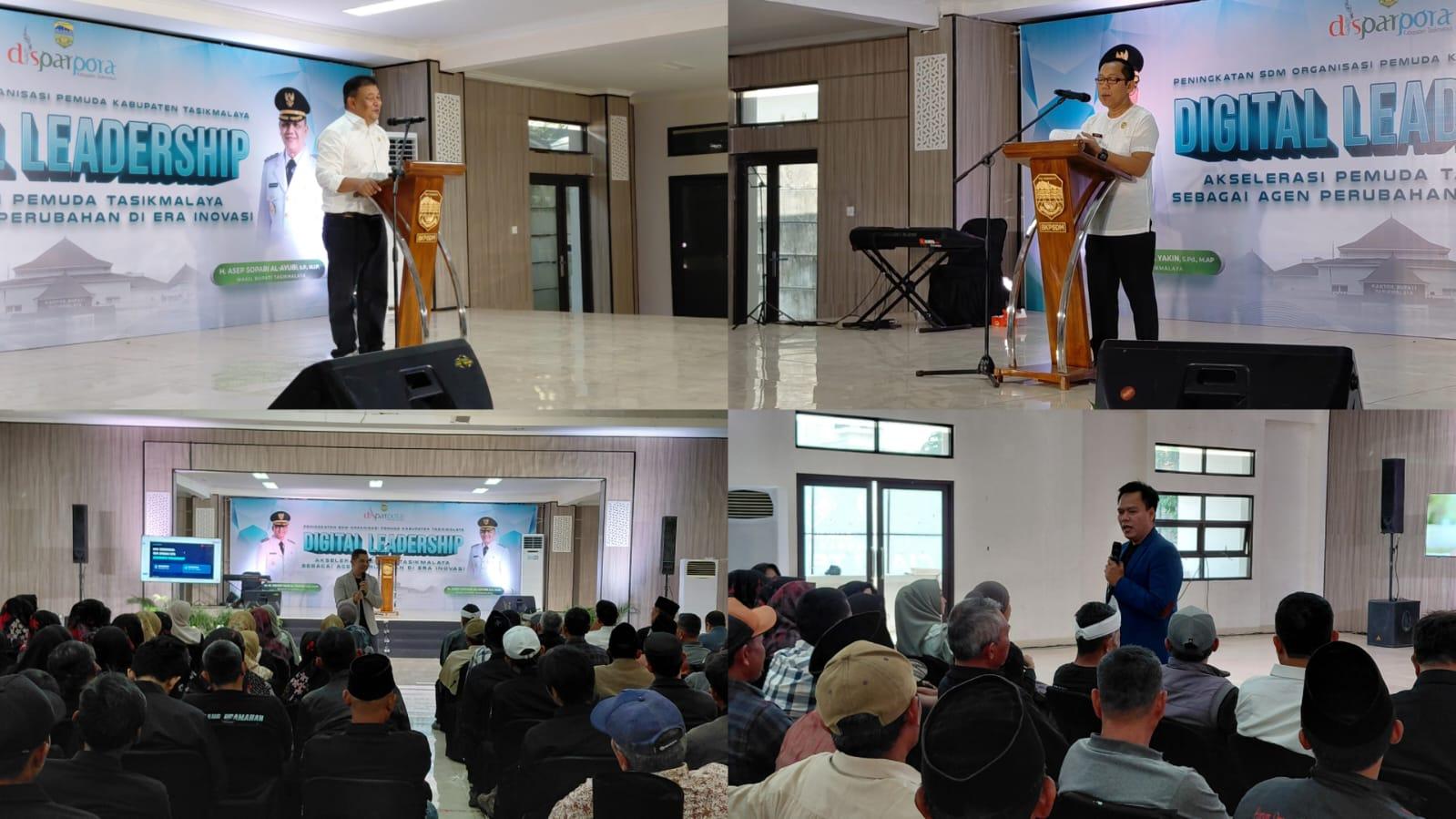 Tingkatkan IPP Daerah, Disparpora Kabupaten Tasikmalaya Gembleng Ratusan Pemuda Jadi Digital Leader dan Agen Perubahan