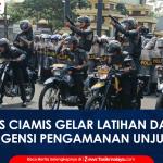 VIDEO: Tingkatkan Kesiapan Personel, Polres Ciamis Gelar Latihan Dalmas Kontingensi Pengamanan Unjuk Rasa