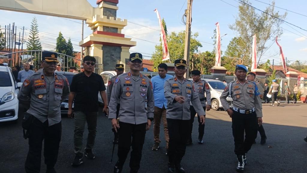 Tingkatkan Kesiapsiagaan Situasi Kontingensi, Polres Ciamis Gelar Latihan Alarm Stelling dan Sispamkota