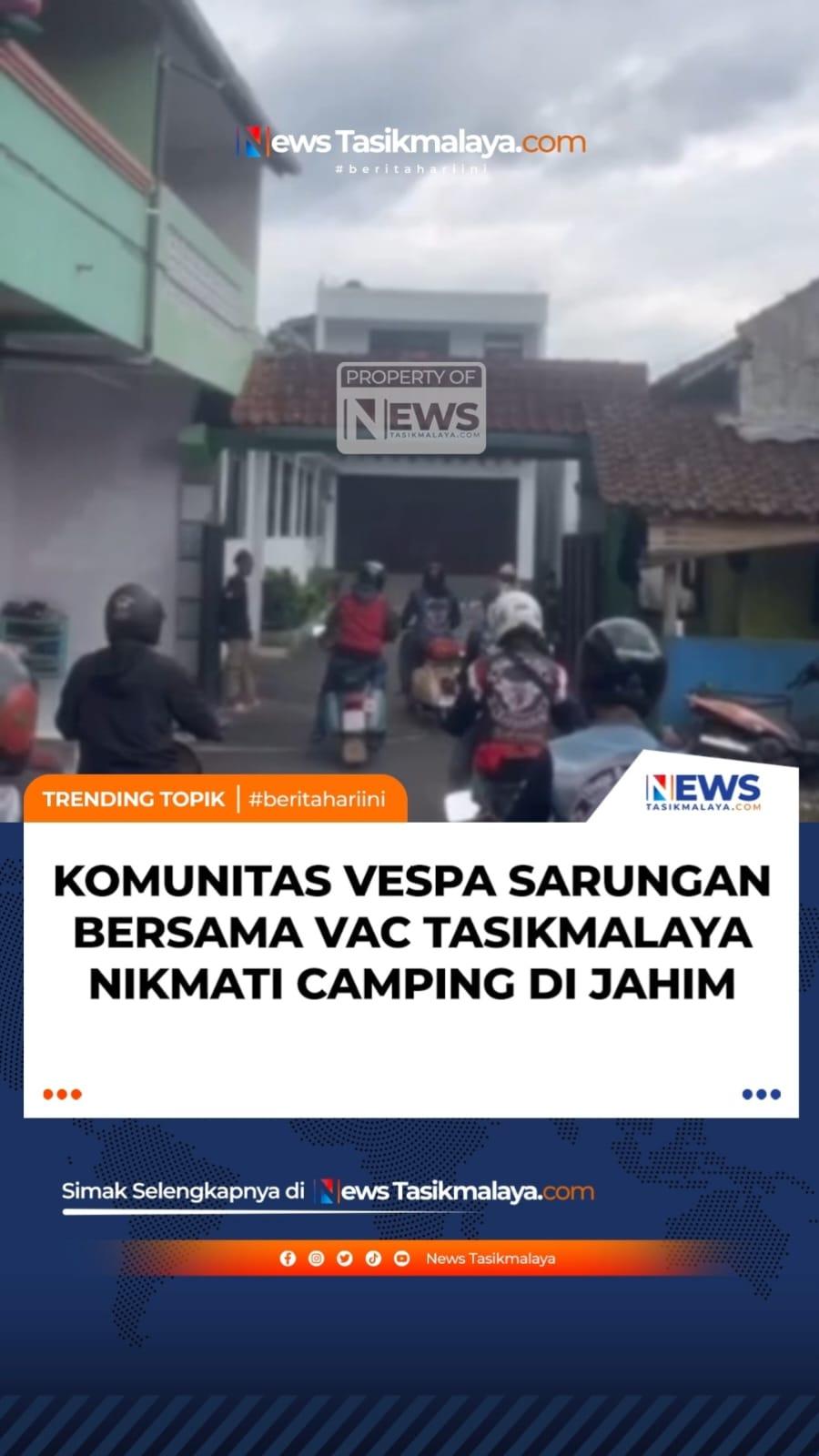 Touring Tadabur Alam, Komunitas Vespa Sarungan Bersama VAC Tasikmalaya Nikmati Camping di Jahim Panjalu Ciamis