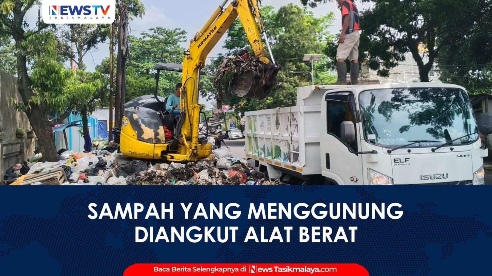 VIDEO: Tumpukan Sampah di Jalan SL Tobing Mulai Diangkut, Kendala Armada Jadi Penyebab Keterlambatan
