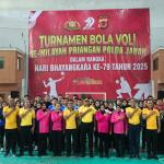 Turnamen Bola Voli se-Priangan Timur Resmi Dibuka, 12 Tim Polres Bertanding di GOR Lidya Tasikmalaya