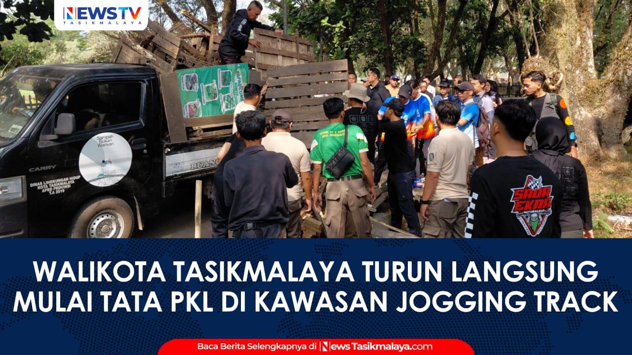 VIDEO: Turun Langsung ke Dadaha, Wali Kota Tasikmalaya Viman Alfarizi Mulai Penataan PKL di Kawasan Jogging Track