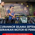 VIDEO: Ungkap 10 Kasus Curanmor Selama September 2026, Polres Tasikmalaya Kota Serahkan Motor ke Pemiliknya