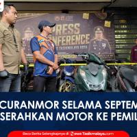 VIDEO: Ungkap 10 Kasus Curanmor Selama September 2026, Polres Tasikmalaya Kota Serahkan Motor ke Pemiliknya