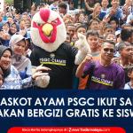 VIDEO: Unik! Penyaluran Makan Bergizi Gratis di Ciamis Bawa Maskot Ayam PSGC Bikin Siswa Antusias
