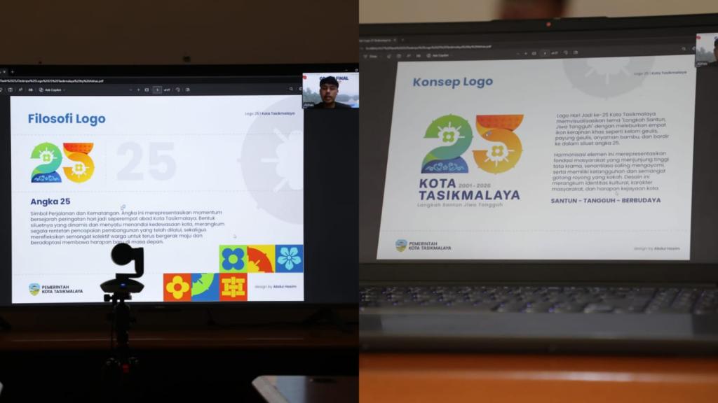 Usung Tema 'Langkah Santun, Jiwa Tangguh', Karya Abdul Hasim Terpilih Jadi Logo Resmi Hari Jadi ke-25 Kota Tasikmalaya