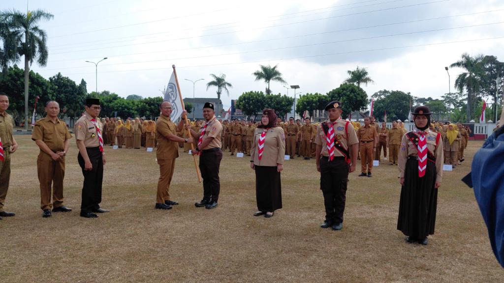 Wali Kota Tasikmalaya Lepas Kontingen Jamnas XII 2026 ke Bumi Perkemahan Cibubur