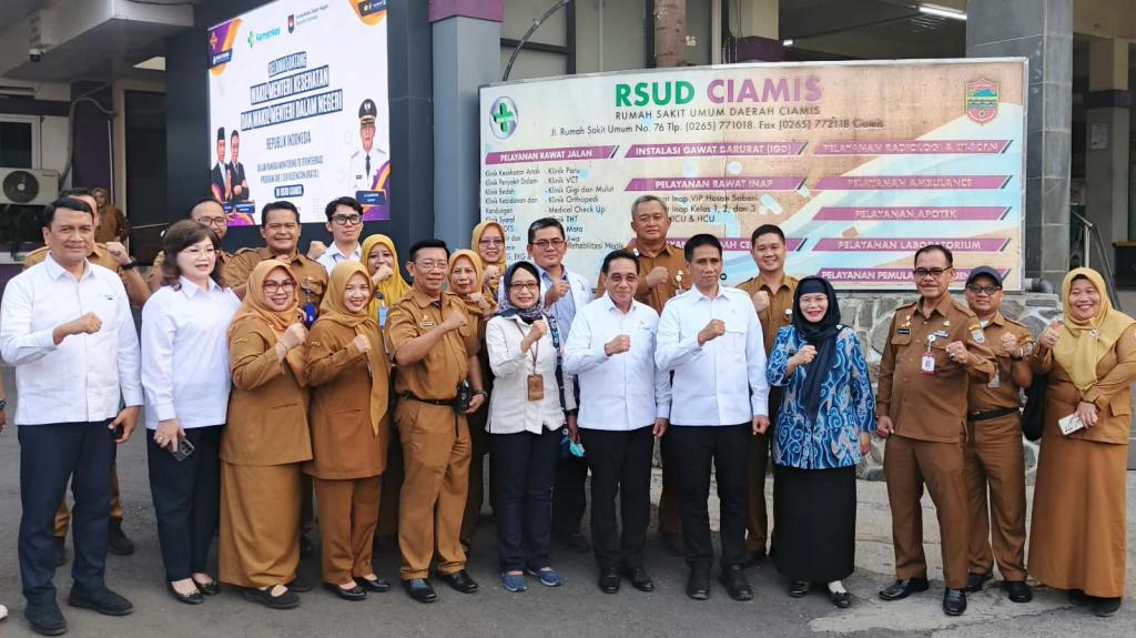 Wamenkes dan Wamendagri Tinjau RSUD Ciamis, Dorong Pencegahan Penyakit Sejak Dini