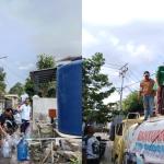 Warga di Belakang Bale Kota Terdampak Kekeringan, GP Ansor Bungursari Turun Tangan Bagikan Air Bersih Gratis