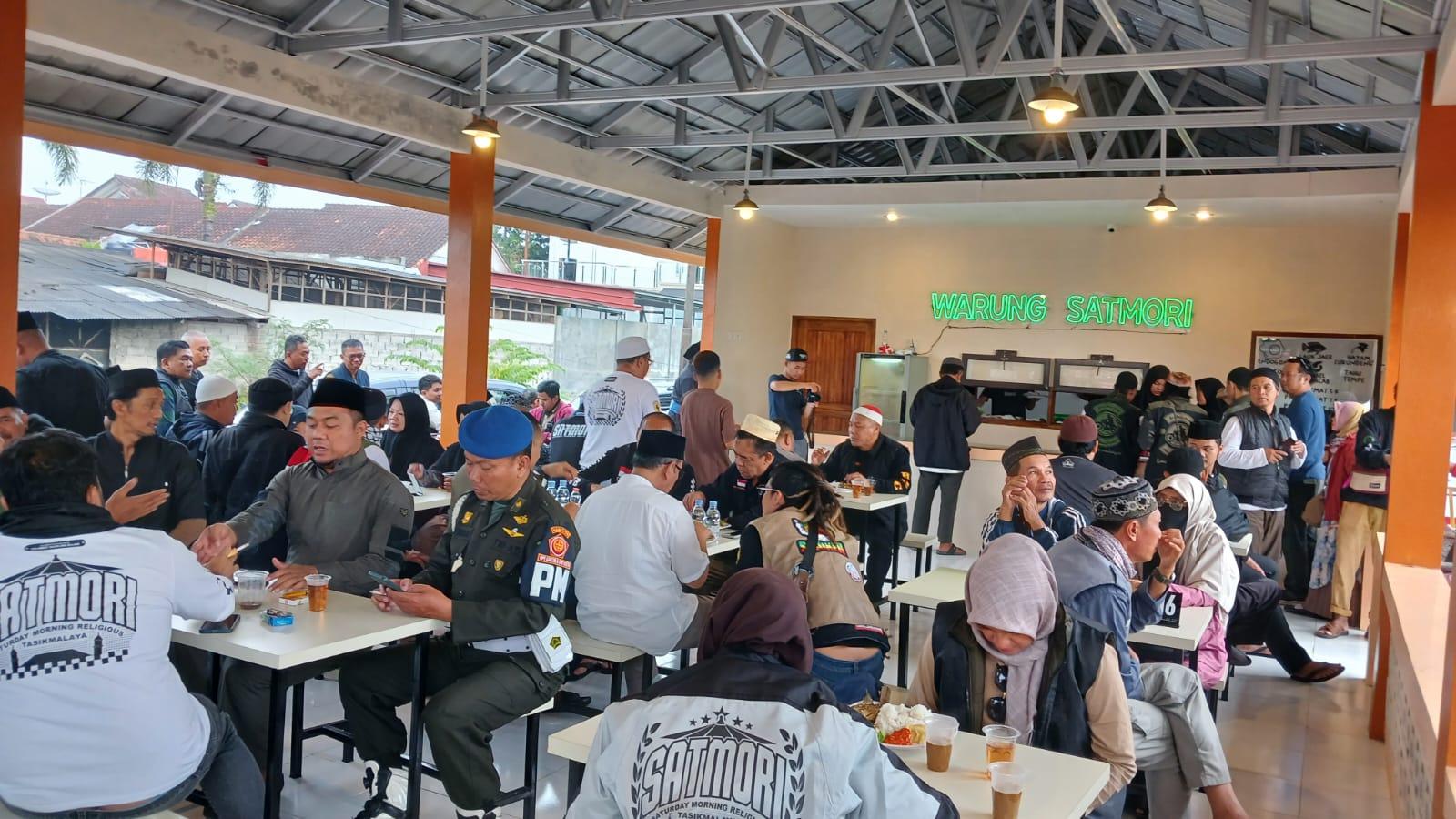 Warung Murah Satmori Tasikmalaya Resmi Dibuka untuk Umum, Harga Mulai Rp5 Ribu