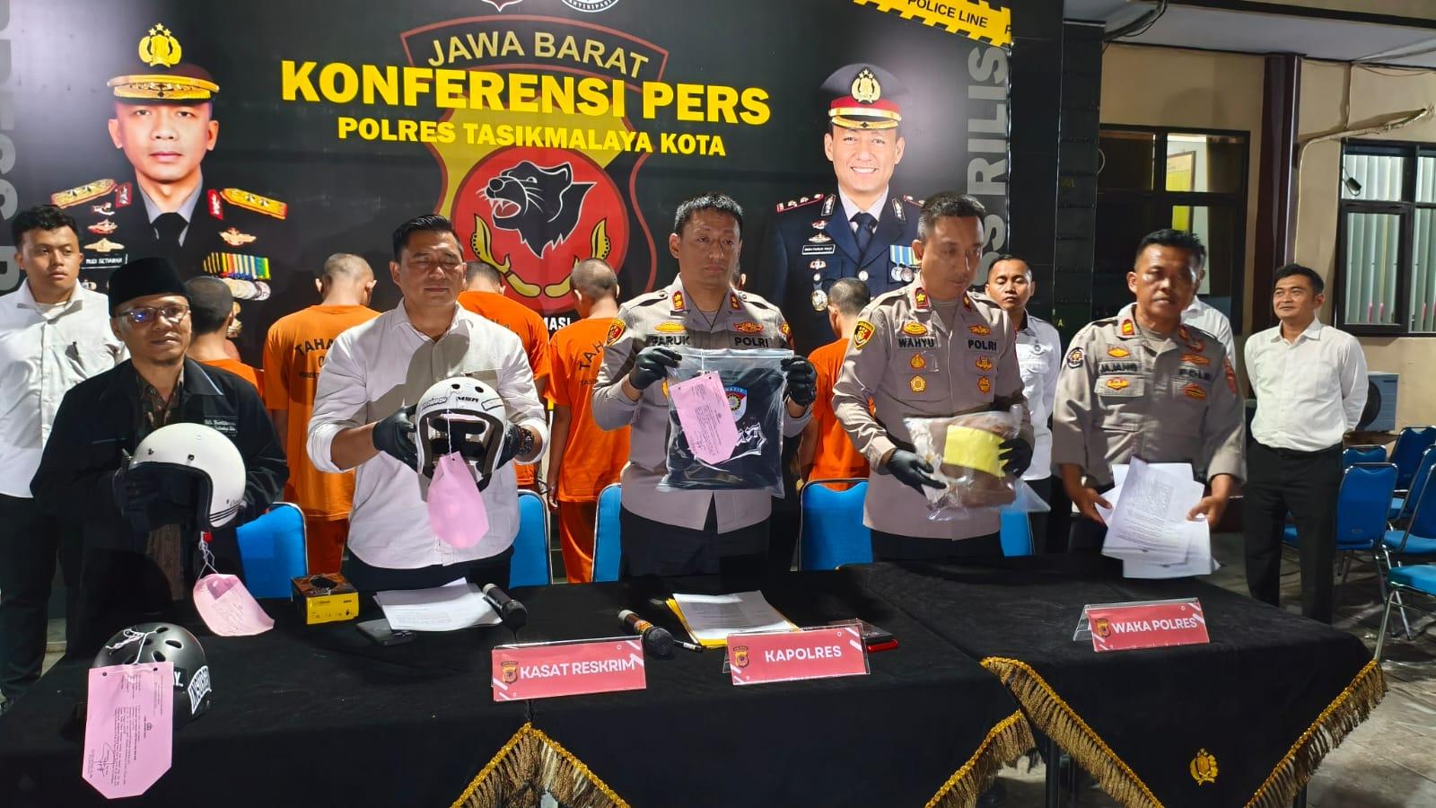 Pelaku Pelemparan Botol Berujung Maut di Depan Kafe Menggala Indihiang Tasikmalaya Diringkus Polisi