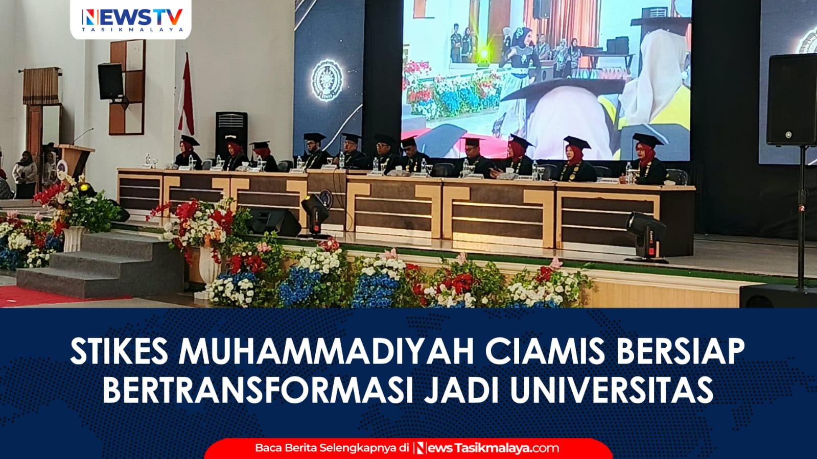 VIDEO: Wisuda 235 Mahasiswa, STIKes Muhammadiyah Ciamis Bersiap Bertransformasi Menjadi Universitas
